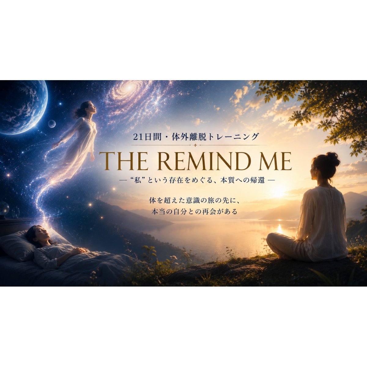 画像2: 【梅田 尚宏さん】THE REMIND ME 21日間・体外離脱トレーニング